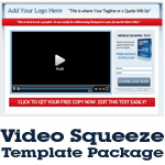 Video Squeeze Page Templates